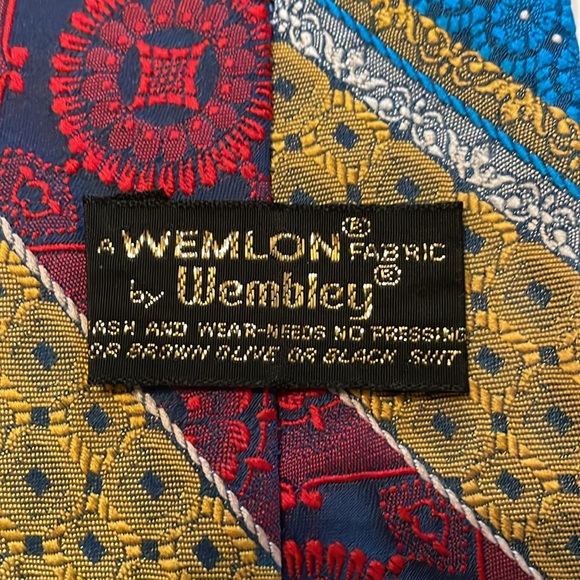 Wembley Necktie’s Ties 2 Abstract & Tropical Retro Necktie - Picture 4 of 7